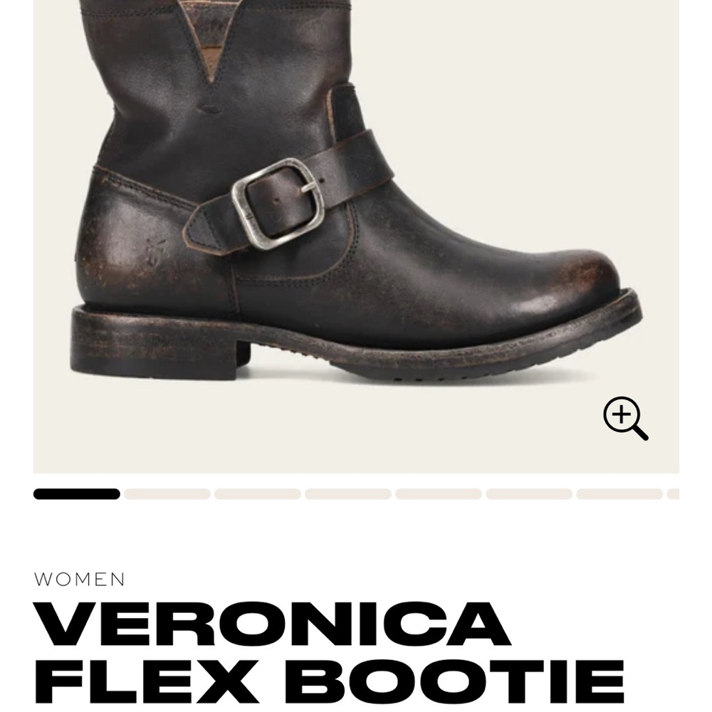 Frye Antique Black and Brown Heeled Boots